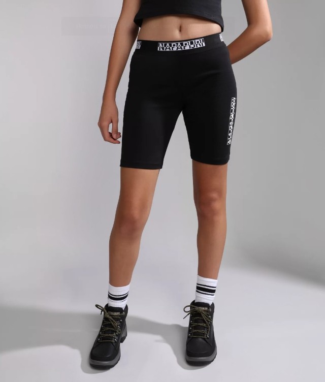 Napapijri N-BOX LEGGINGS 3 BLACK 041 Γυναικειο Ποδηλατικό Κολαν μαυρο