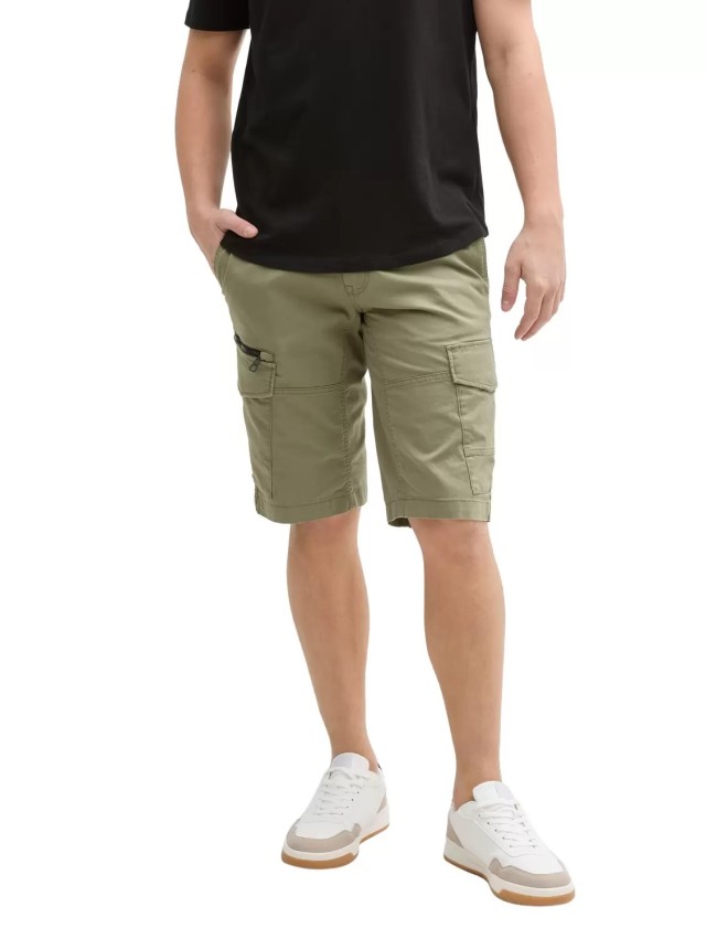Τom Tailor Regular Cargo Shor Ανδρικό Βερμουδα Cargo Λαδι