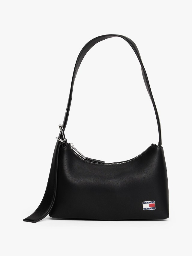 Tommy Hilfiger Tjw Cool Shoulder Bag Γυναικεία Τσάντα Μαύρη