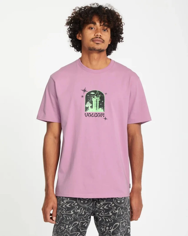 Volcom Fa Filip Rygalski 2 Sst Ανδρική Μπλουζα Μωβ