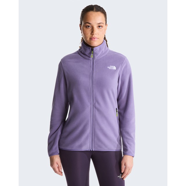 The North Face W glacier fleece jacket grounded Γυναικεία Ζακέτα Fleece Μωβ