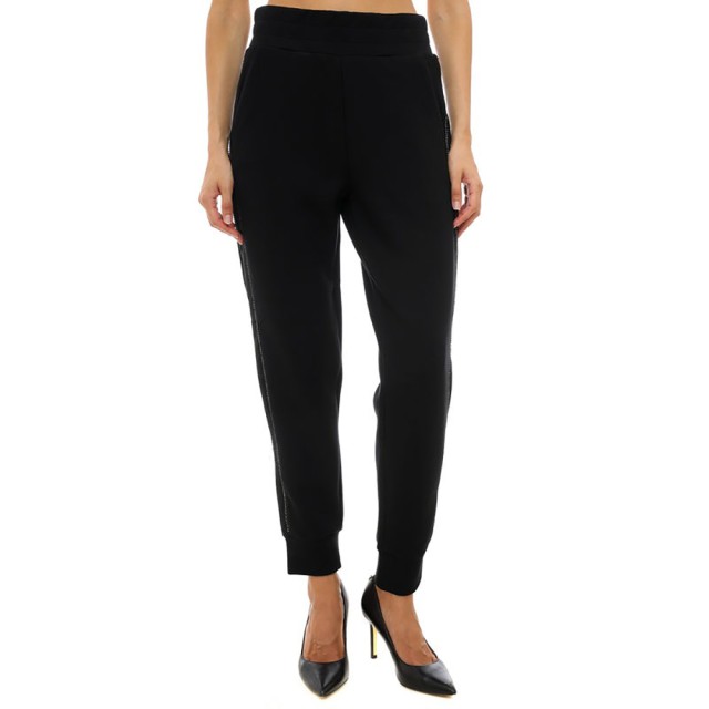 Guess New Victoire Scuba Pant Γυναικείο Παντελόνι Μαύρο