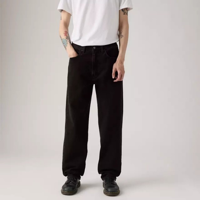 Levis 568 Stay Loose Blacks Ανδρικό Παντελόνι Τζιν Μαύρο