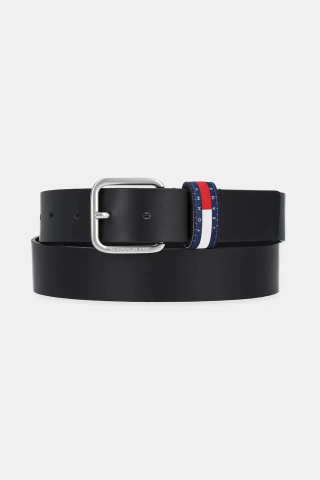 Tommy Hilfiger Tjm Ryan 3.5 Ανδρική Δερμάτινη Ζώνη Μαύρη