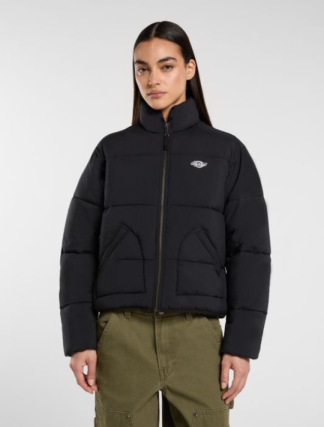 Dickies Summerdale Puffer W Black Γυναικείο Μπουφάν Μαύρο