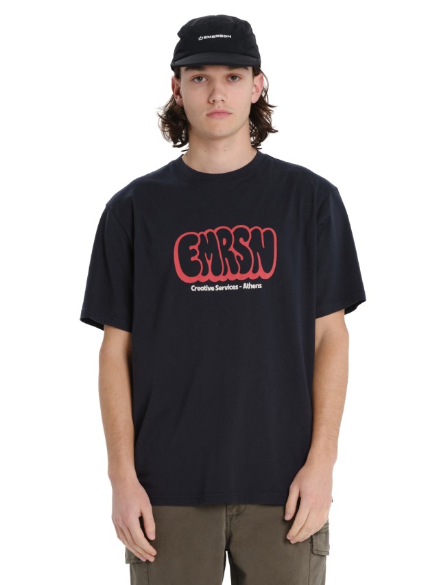 Emerson Mens s/s T-Shirt Ανδρική Μπλούζα Μπλε