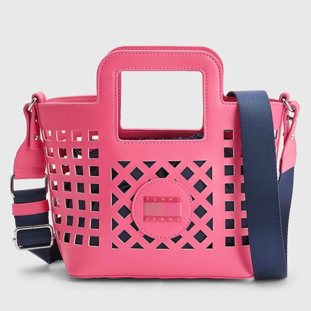 Tommy Hilfiger Tjw Retro Basket Γυναικεια Τσαντα Ροζ