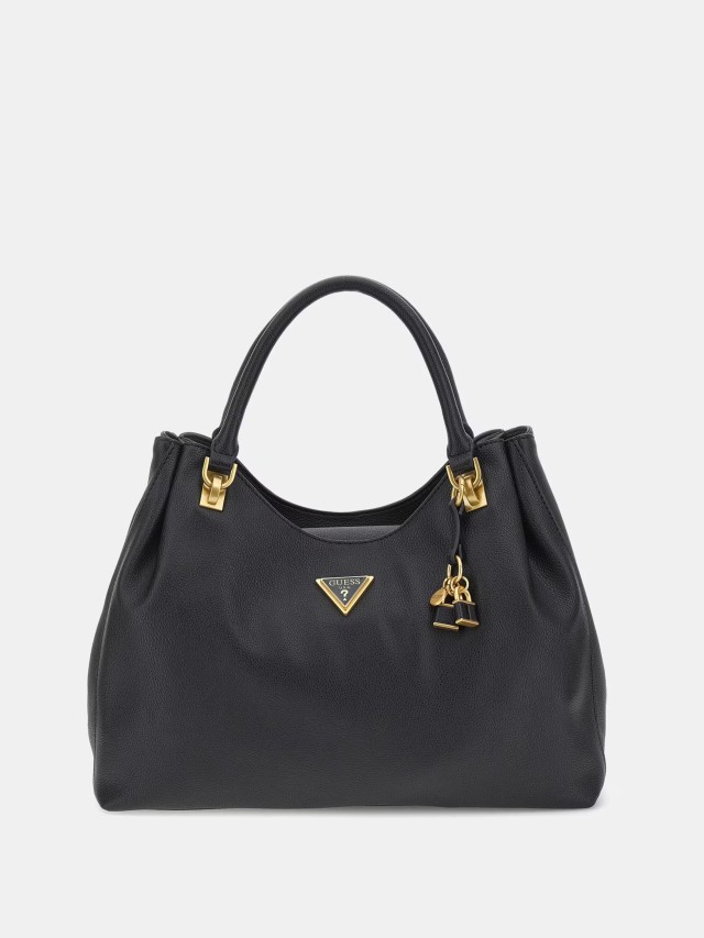 Guess Cosette Girlfriend Carryall Γυναικεία Τσάντα Μαύρη