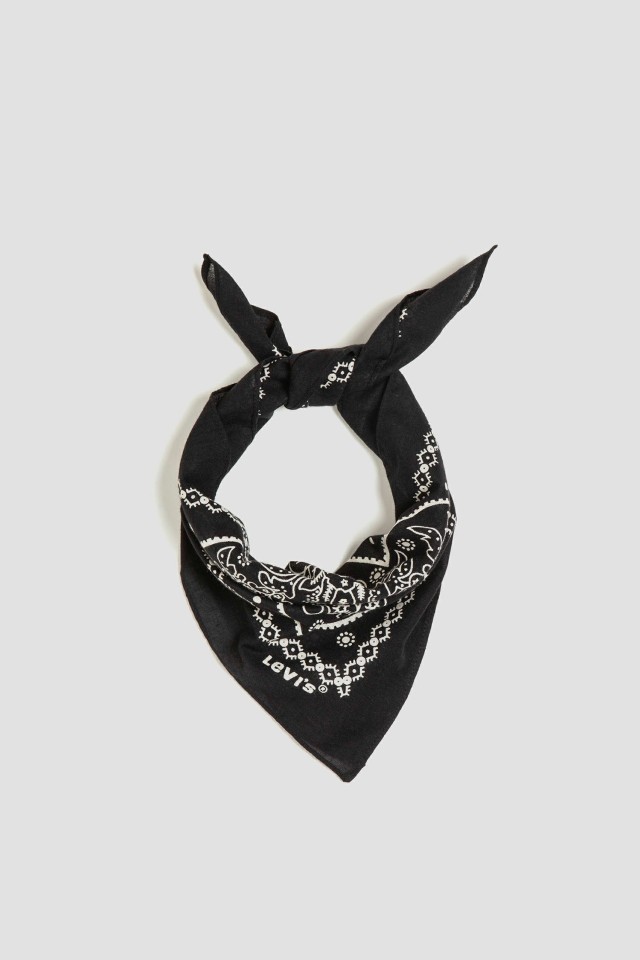 Levis Paisley Bandana Μπαντάνα Μαύρη