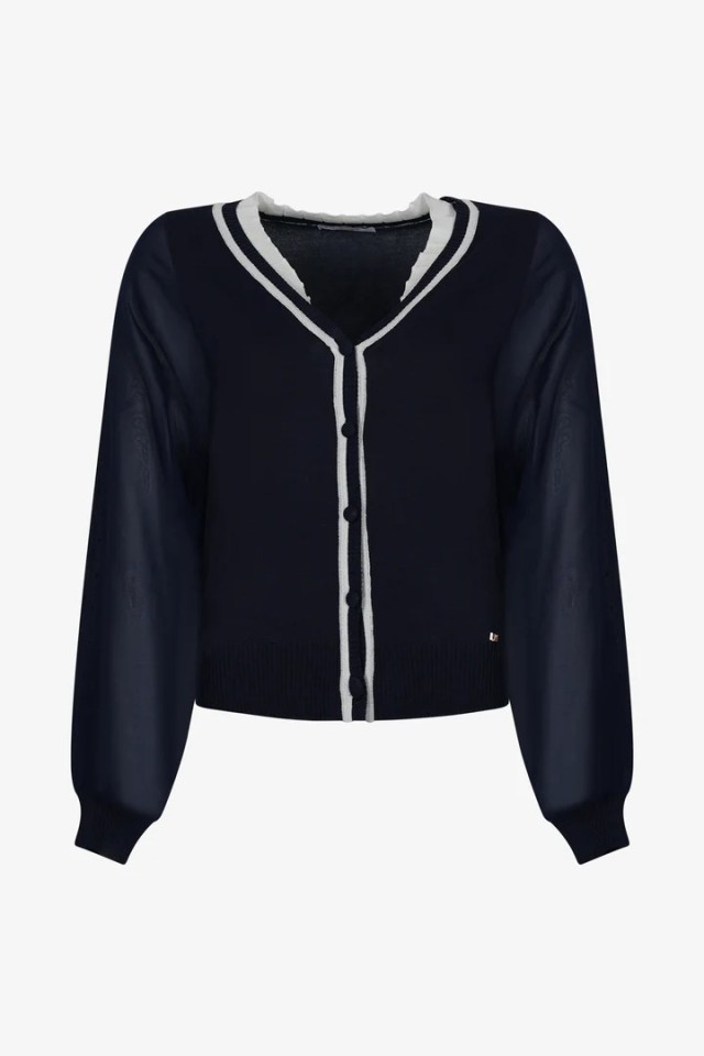 ARTIGLI CARDIGAN Γυναικεια Πλεκτη Ζακετα Μπλε