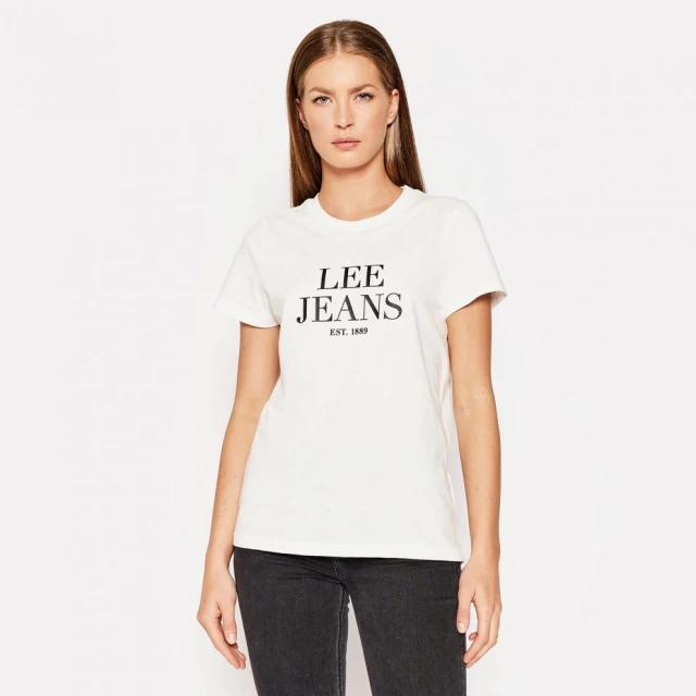 Lee Graphic Tee Γυναικεια Μπλουζα Λευκο