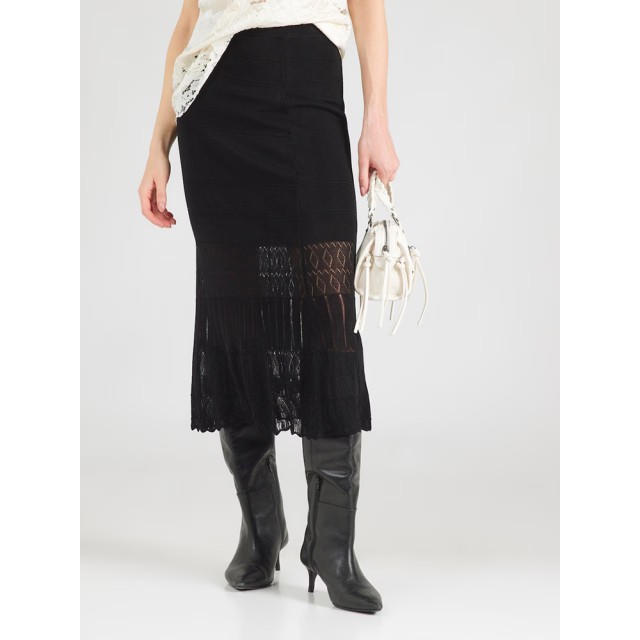 Guess Avery Swtr Skirt Γυναικεία Φούστα Μαύρη