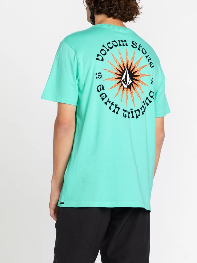 Volcom Scorcho Fty Sst Ανδρική Μπλουζα Βεραμάν