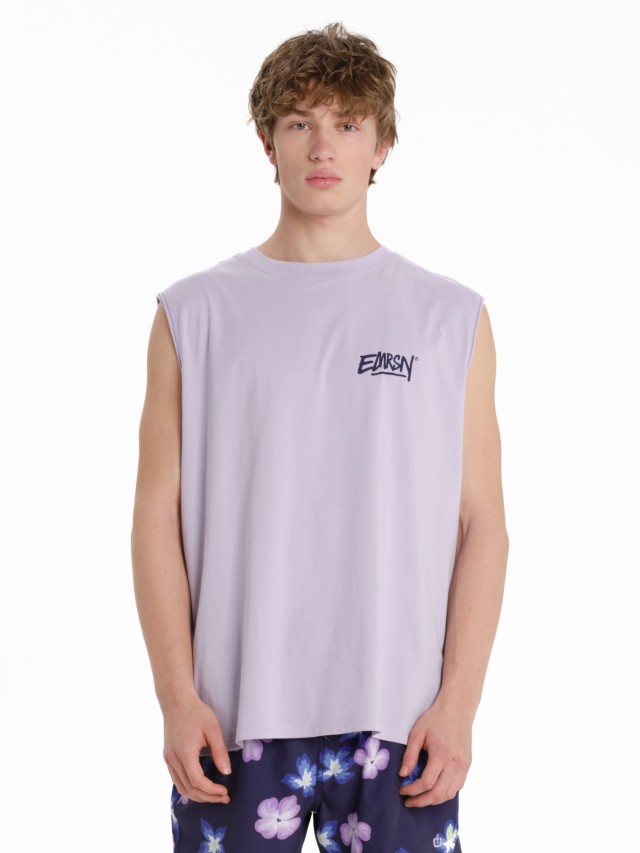 Emerson Mens Tank Top Ανδρική Αμάνικη Μπλούζα Μωβ