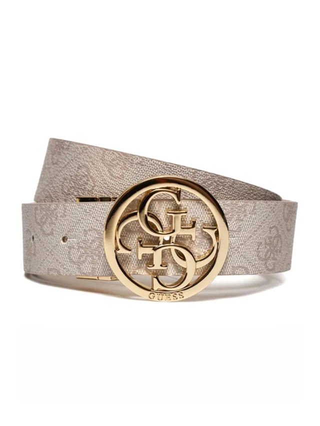 Guess Noelle Adj & Rev Pant Belt H35 Γυναικεία Ζώνη Μπεζ