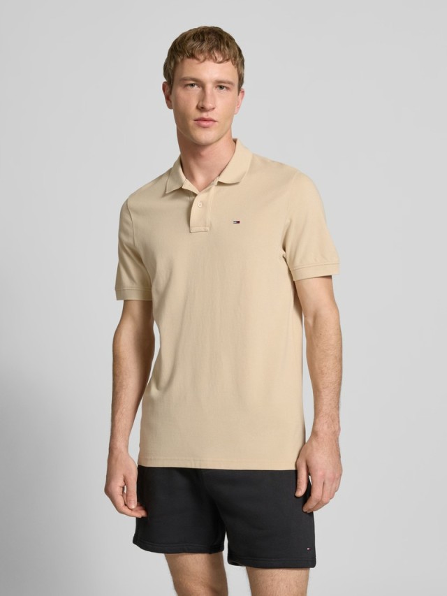 Tommy Hilfiger Tjm Reg Ess Polo Ext Ανδρική Μπλούζα Polo Μπεζ