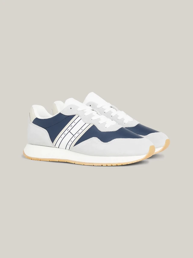 Tommy Hilfiger Tjm Modern Runner Ανδρικά Sneakers Γκρι