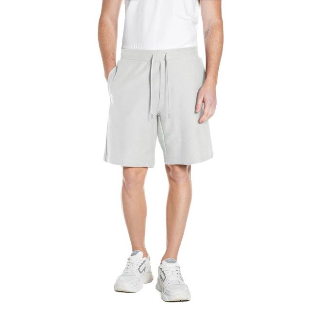 Replay Ανδρική Βερμούδα Φουτερ Εκρού