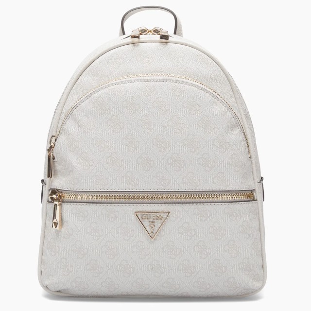 Guess Manhattan Large Backpack Γυναικεία Τσάντα Backpack Λευκή