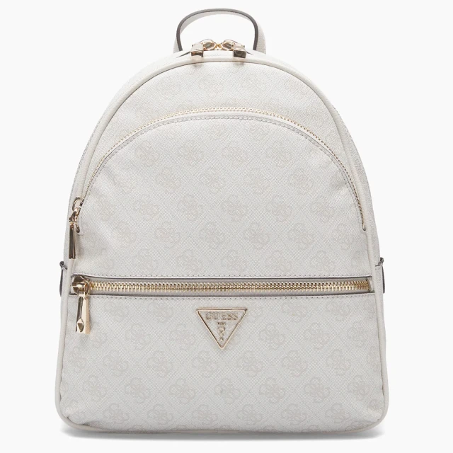 Guess Manhattan Large Backpack Γυναικεία Τσάντα Backpack Λευκή