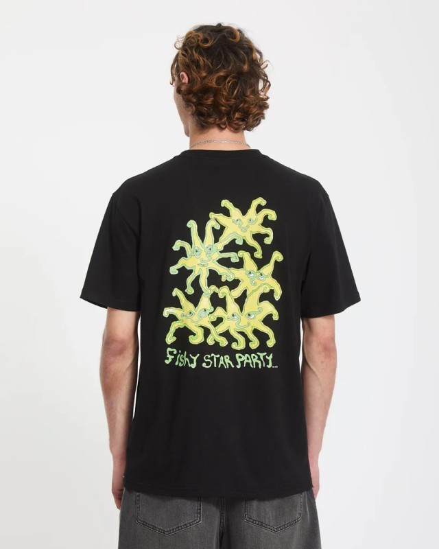 Volcom Fishystar Sst Ανδρική Μπλούζα Μαύρη
