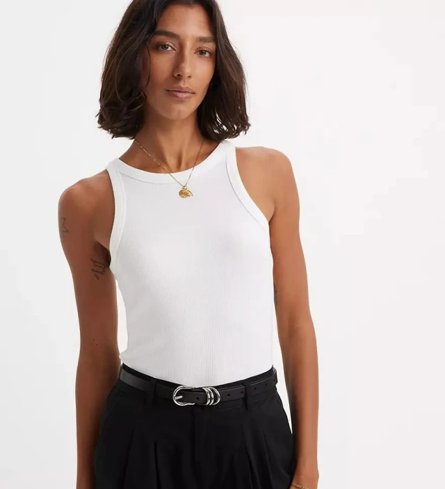 Levis Dreamy Tank Neutrals Γυναικεία Μπλούζα Λευκή