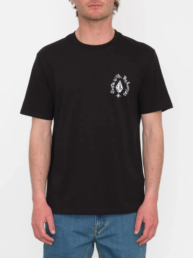 Volcom Maditi Bsc Sst Ανδρική Μπλουζα Μαύρη