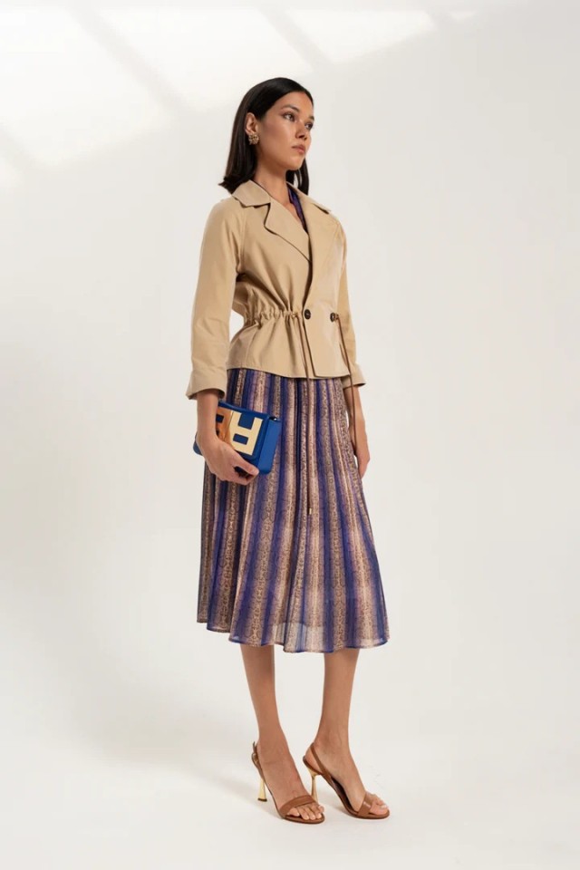 ACTR1972 beige Artigli Trench Σακάκι Μπεζ