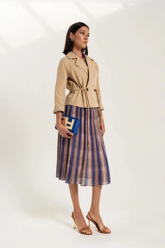 ACTR1972 beige Artigli Trench Σακάκι Μπεζ