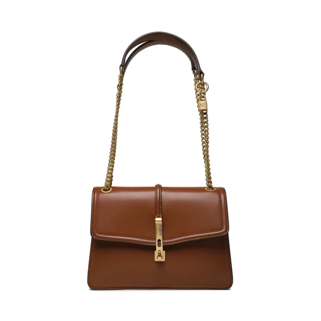 Guess James Convertible Xbody Flap Γυναικεία Τσάντα Καφέ