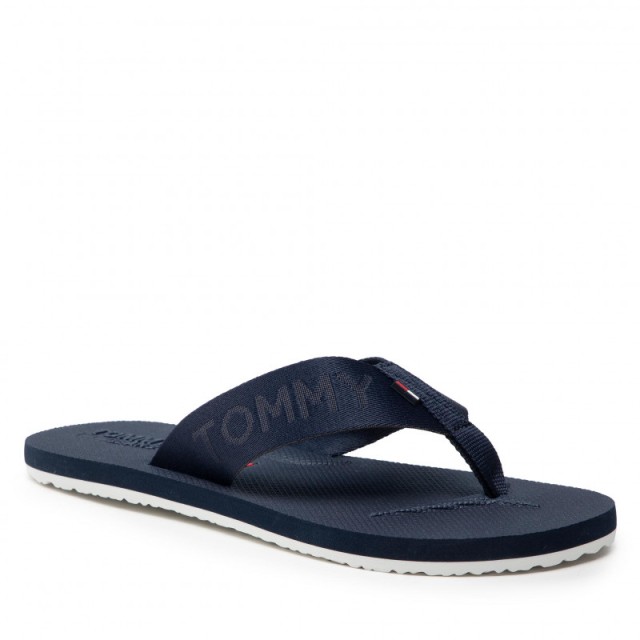Tommy Hilfiger Comfort Footbed Beach Sandal Ανδρικεσ Σαγιοναρεσ Μπλε
