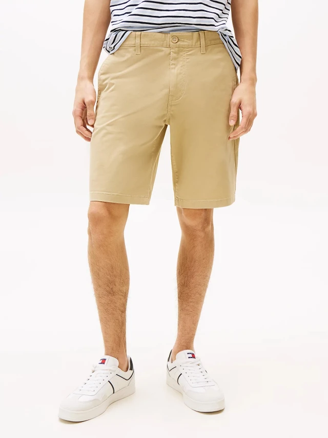 Tommy Hilfiger Tjm Scanton Short Ανδρική Βερμούδα Chino Μπεζ