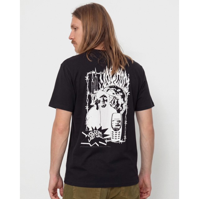 Volcom Last Call Bsc Sst Ανδρική Μπλούζα Μαύρη