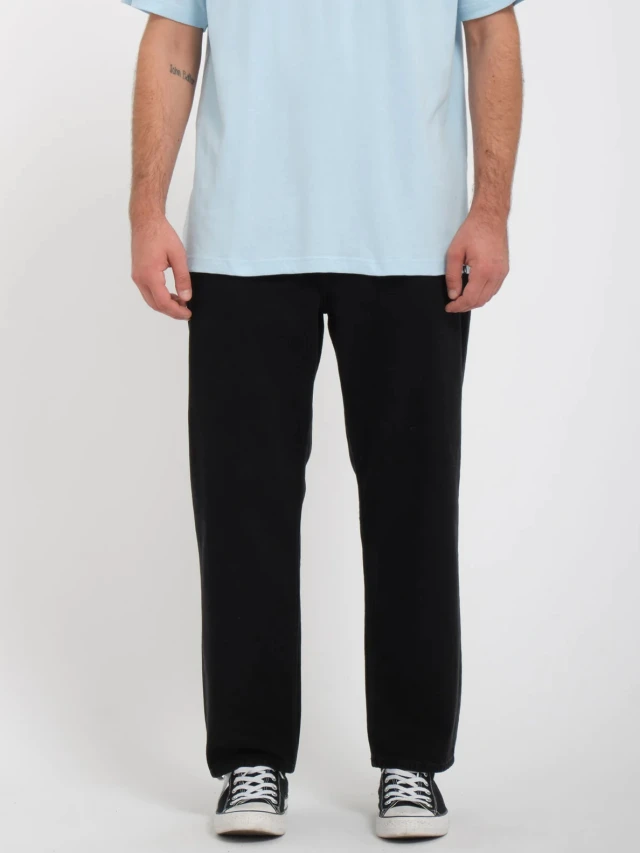 Volcom Modown Tapered Denim Ανδρικό Παντελόνι Τζιν Μαύρο