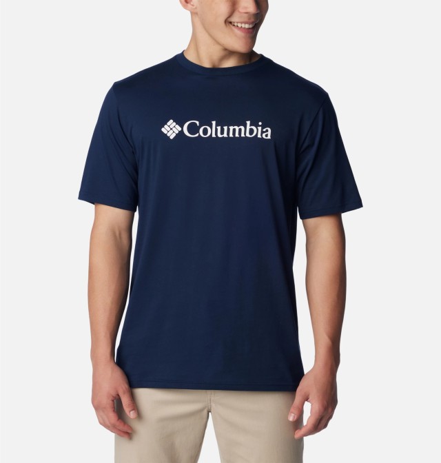 COLUMBIA CSC Basic Logo™ Short Sleeve Tee Ανδρικη Μπλουζα Μπλε
