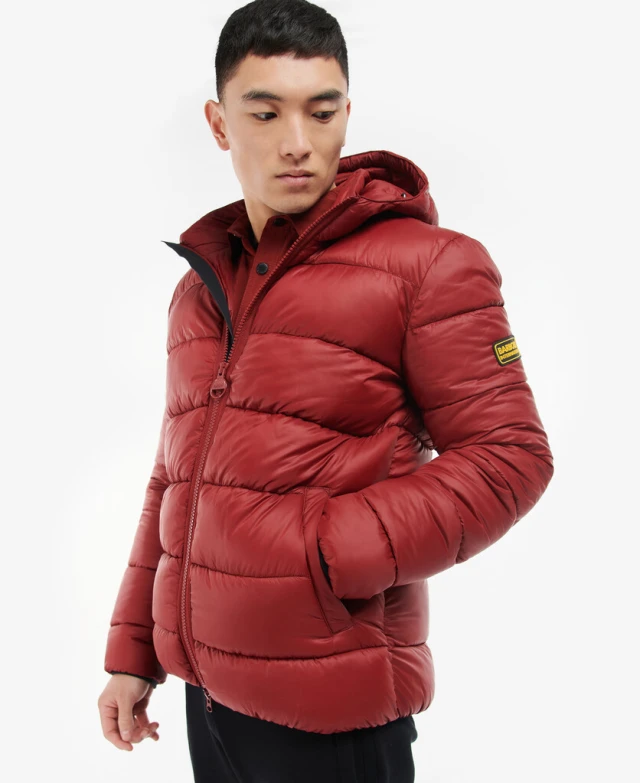 Barbour B.intl Legacy Bobber Quilt Ανδρικο Μπουφαν Μπορντο