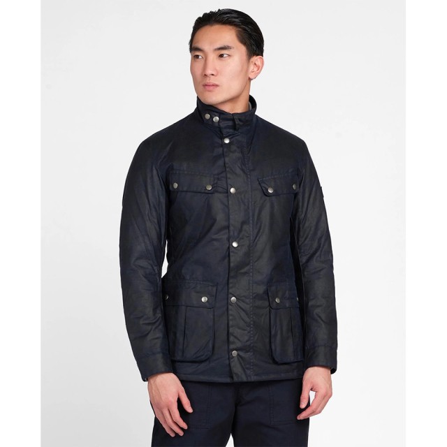 Barbour B.intl Duke Wax Jacket Ανδρικο Μπουφαν Μπλε