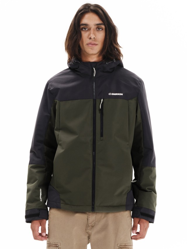 Emerson Mens Hooded Jacket Ανδρικό Μπουφάν Πράσινο