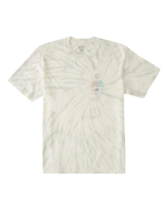 Billabong Yellow Sun Ss Td Ανδρικh Μπλουζα Εκρου