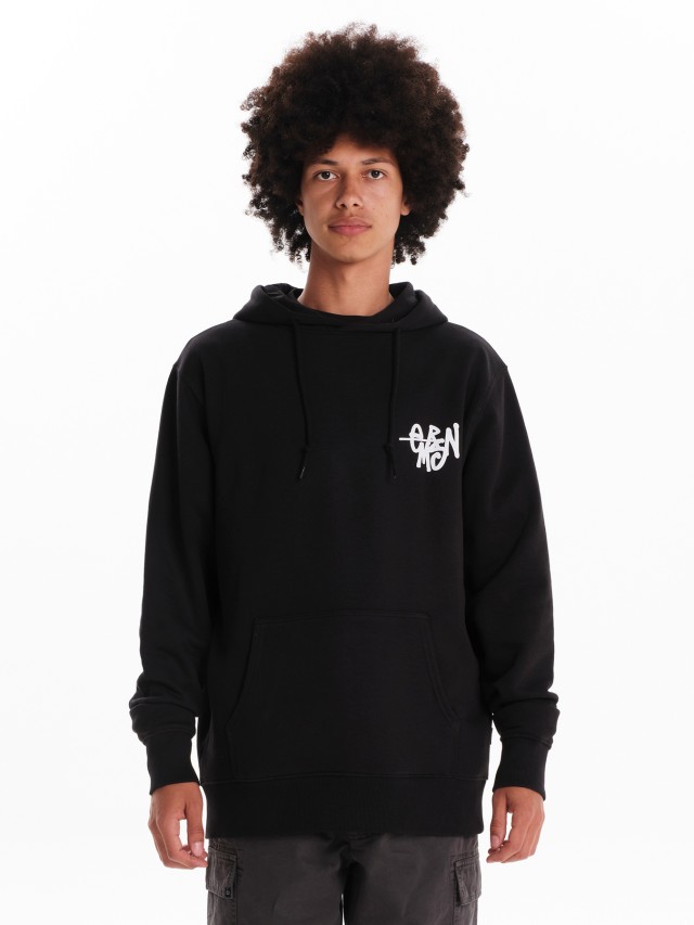 Emerson Mens Pullover Hoodie Ανδρικό Φούτερ Μαύρο