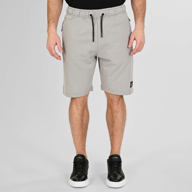 REBASE Ανδρική Bερμουδα Φουτερ Γκρι
