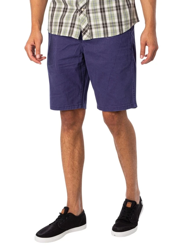 WRANGLER CASEY CHINO SHORTS ECLIPSE Ανδρική Βερμούδα Μπλε