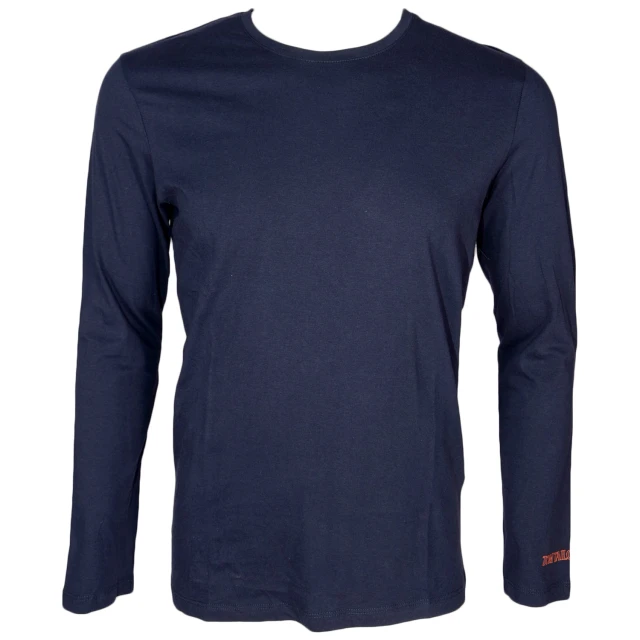 Tom Tailor 2Nd 008 Basic Organic Longsleeve Ανδρικη Μπλουζα Μπλε