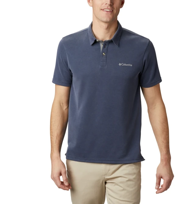 Columbia  Nelson Point™ Polo Ανδρική Polo Μπλούζα Μπλε