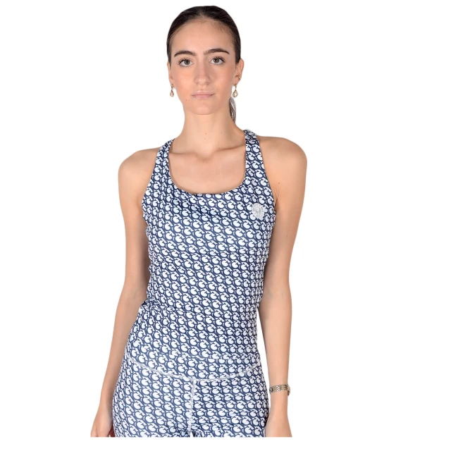 Guess Caitlin Logomania Active Bra Γυναικειο Μπουστακι Μπλε