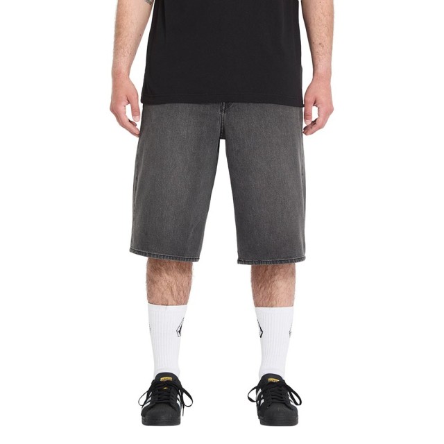 Volcom Chillow Denim Short 24 Ανδρική Βερμούδα Τζιν Γκρι