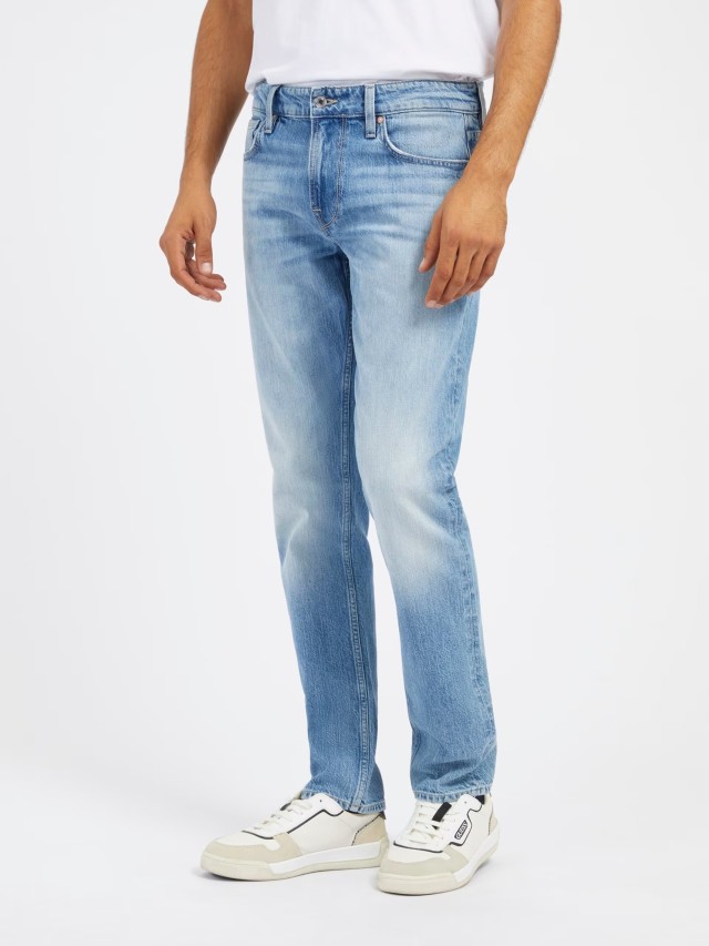 Guess Slim Tapered Ανδρικο Παντελονι Τζιν