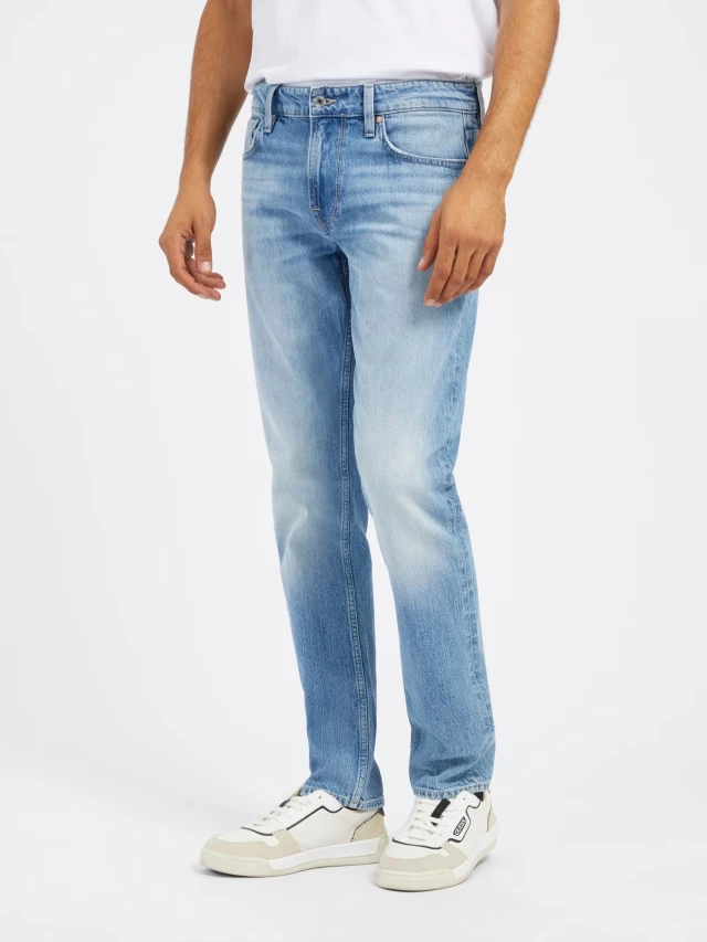 Guess Slim Tapered Ανδρικο Παντελονι Τζιν