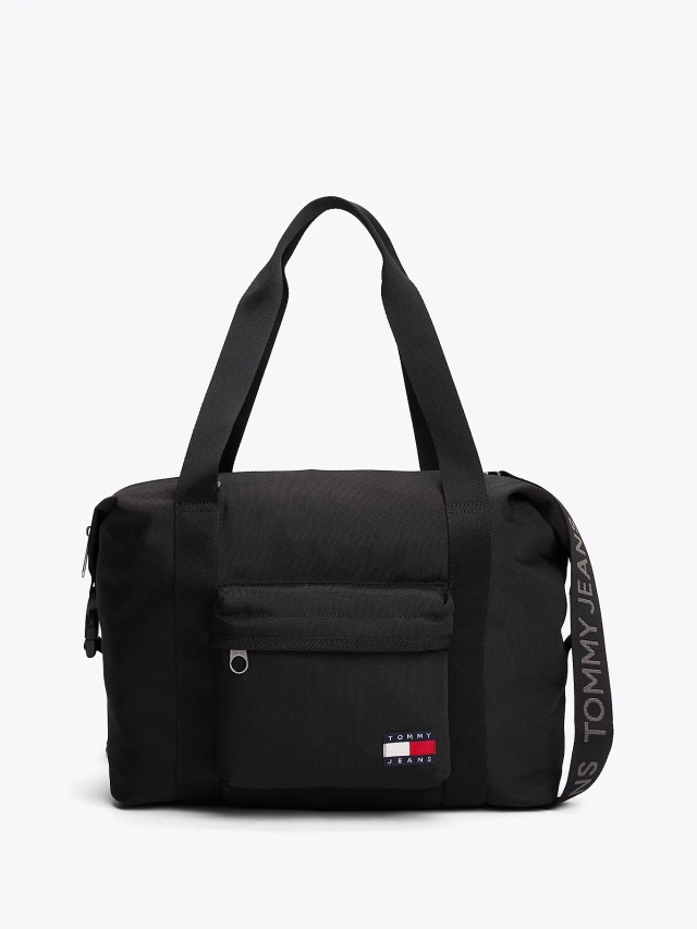 Tommy Hilfiger Tjm Ess Daily Duffle Σάκος Μαύρος