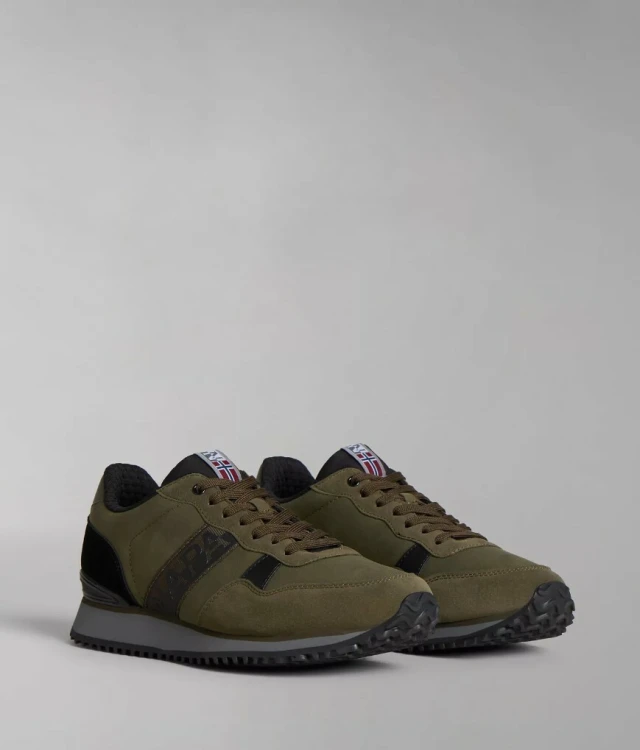 Napapijri F3cosmos01/Syn Green Black 7m7 Ανδρικά Sneakers Λαδι